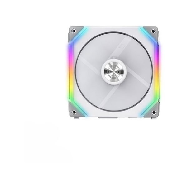 خنک کننده پردازنده لیان لی مدل UNI Fan SL120 RGB white بسته 3 عددی