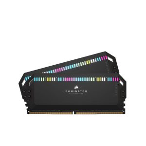 رم کورسیر مدل DOMINATOR PLATINUM RGB 16GBx2 5200MHz CL38 DDR5 ظرفیت 32 گیگابایت