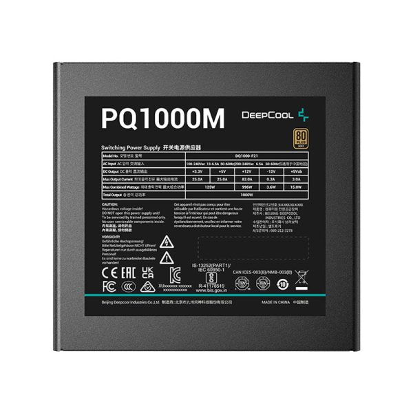منبع تغذیه کامپیوتر دیپ کول مدل PQ 1000 M EU